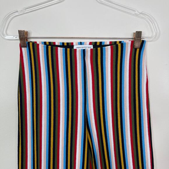 Urban Outfitters Striped Wide Leg Cropped Pants S - Picture 3 of 10